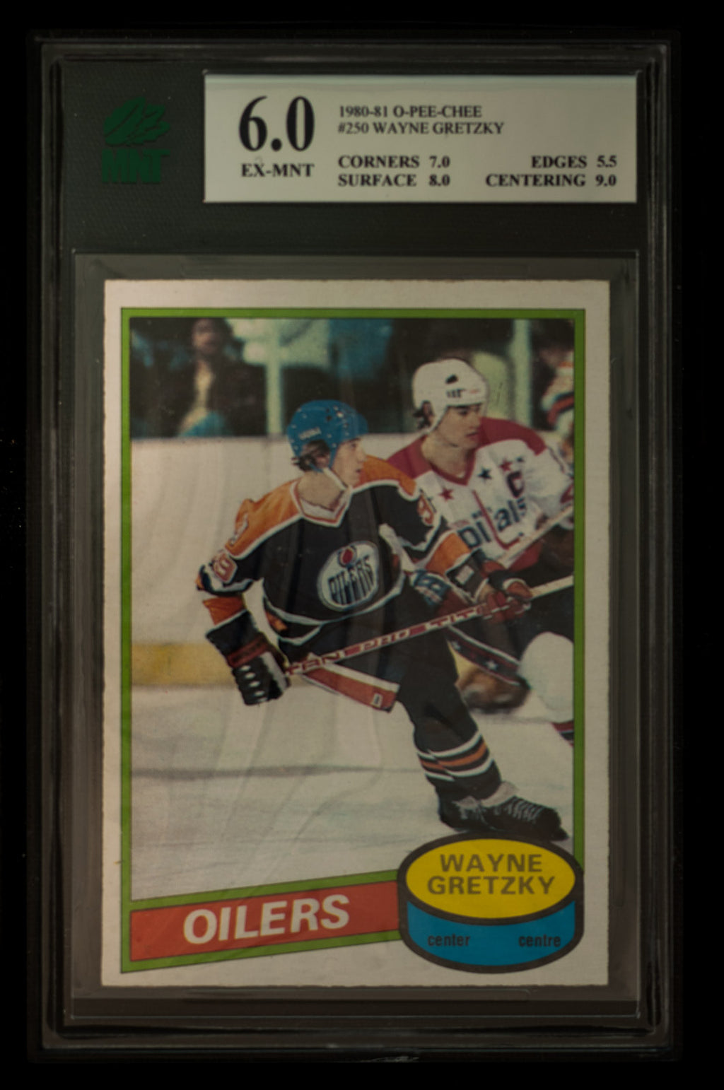 1980 O-Pee-Chee  Hockey #250 Wayne Gretzky - MNT 6
