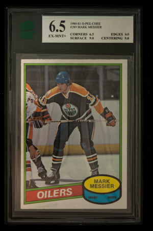 1980 O-Pee-Chee  Hockey #289 Mark Messier (RC) - MNT 6.5