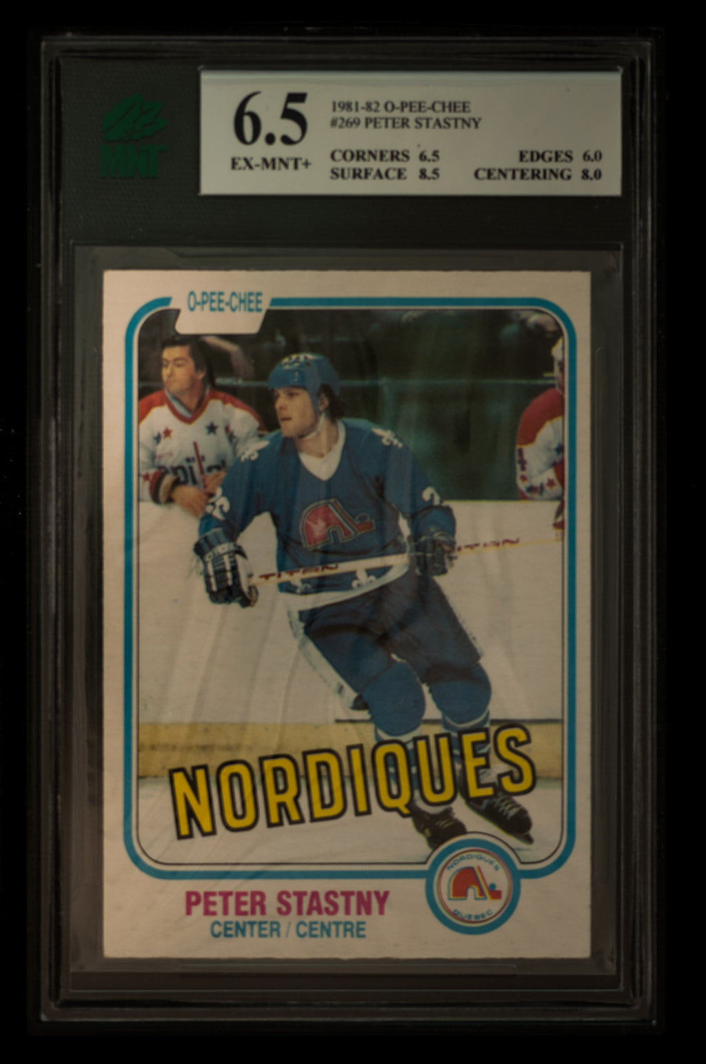 1981 O-Pee-Chee  Hockey #269 Peter Stastny (RC) - MNT 6.5