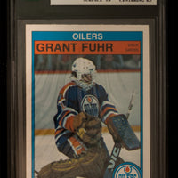 1982 O-Pee-Chee  Hockey #105 Grant Fuhr (RC) - MNT 6.5