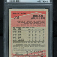 1989 - O-Pee-Chee Hockey #24 Brian Mullen - PSA 9 - ONLY 2 GRADED