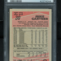 1989 - O-Pee-Chee Hockey #30 Mike Gartner - PSA 9