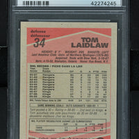 1989 - O-Pee-Chee Hockey #34 Tom Laidlaw - PSA 8 - ONLY 3 GRADED