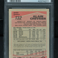 1989 - O-Pee-Chee Hockey #132 Alain Chevrier - PSA 9 - ONLY 4 GRADED