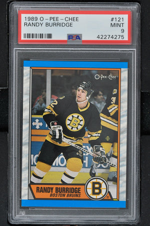 1989 - O-Pee-Chee Hockey #121 Randy Burridge - PSA 9 - ONLY 5 GRADED