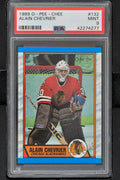 1989 - O-Pee-Chee Hockey #132 Alain Chevrier - PSA 9 - ONLY 4 GRADED