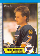 1989 O-Pee-Chee  #45 Cliff Ronning  -   RC - Ungraded