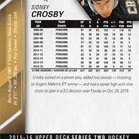 2015 Upper Deck Series 2 #398 Sidney Crosby - Ungraded